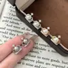Pendientes de Plata S925 con Aguja, Microincrustación de Circonita y Perla Swarovski para Mujer, Nuevos Populares 2025, Pendientes de Botón de Corona, Diseño de Nicho de Lujo Ligero
