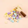 Doces de Coração Simulados Cola de Creme para Artesanato DIY Acessórios de Brinquedo de Comida Simulada Pacote de Materiais para Decoração de Capa de Celular de Macaron Coração de Pêssego