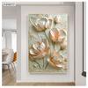Pintura decorativa para sala de estar em estilo creme Flores Advanced Sense Sofá Fundo Murais de parede Pintura de piso Corredor Corredor Corredor Pintura suspensa