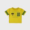 2025 Verano Nuevo Tops de Mujer Estampado de Letras de Bandera Nacional Estética Retro Camiseta Ajustada Casual para Combinar con Todo