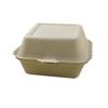 Caixa Bento de Celulose de Papel Caixa de Almoço Caixa de Papel Descartável 6 polegadas Pintura Suflê Caixa de Hambúrguer Atacado Material Ecologicamente Correto