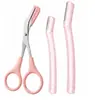 Recortador de cejas, Tijeras para cejas, Juego de pinzas para cejas, Herramientas de belleza, Cuchillas de afeitar para cejas, Herramientas de maquillaje, Tijeras pequeñas, Pinzas para cejas
