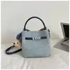 Bolso Cubo de Bloques de Color de Alta Apariencia de Nicho de Shuai Mi para Mujer, Nuevo Bolso de Mano de Verano 2026, Bolso Simple de Hombro y Cruzado
