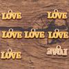 8 Cores 9X17Mm Liga DIY Joias Pingente Esmaltado Ouro Velho Letra Inglesa Amor Pingente Dia dos Namorados