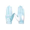Guantes de Golf para Mujer, Transpirables, Antideslizantes, Guantes de Tela de Microfibra, Suaves, Resistentes al Desgaste y Cómodos, 1 Par de Guantes para Manos Izquierda y Derecha