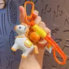 2026 Nuevo Modelo Llavero Giratorio de Pony Dibujo Animado Lindo Caballo del Zodiaco Regalo de Año Nuevo Mascota del Año del Caballo