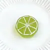Juguetes de Comida Simulada, Rodajas de Fruta Tropical, Materiales de Resina, Decoraciones para Fundas de Teléfono DIY, Pendientes, Llaveros, Colgantes para Bolsitas