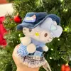 Nuevo Llavero de Peluche Original de Hello Kitty, Exquisito Atuendo de Muñeca, Regalo Perfecto para Muñecas, Accesorio para Bolsos