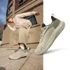 Zapatillas de Correr para Hombre Hongxing Erke Yunzhu Verano Nuevas Impermeables Negras Zapatos Deportivos Amortiguadores Suela Suave Zapatos para Hombre
