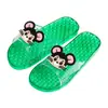 Chinelos de Banheiro Antiderrapantes Verão Casa Animação Criativa Massagem Cor Candy Desenho Animado Estilo Coreano Feminino Fofo