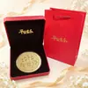 Moeda de Ouro Presente para Aniversário, Aniversário de Casamento, Moeda de Ouro 520, Eu Te Amo Mãe, Presente para Namorada, Esposa, Presente de Dia dos Namorados