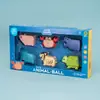 Juguete de Playa para Niños con Spray de Agua Esmaltado Goma Suave Animal Pequeño Dinosaurio Jurásico Juguete para Bebé