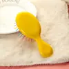 Peine de Masaje para Cabello de Dibujos Animados para Niños Mini Peine Portátil con Bolsa de Aire para Cabello Largo Antiestático Brillo Cabello Plástico Peine Arcoíris