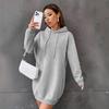 En stock ropa de mujer transfronteriza Amazon AliExpress comercio exterior europeo y americano tallas grandes explosiones chalecos con capucha para mujer vestido