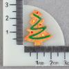 Copos de Nieve Accesorios de Navidad Accesorios de Resina Tocado Pasador Material Pegamento de Crema DIY Funda de Teléfono Celular Flor para Agujero de Zapato