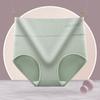 Novas cuecas femininas de algodão de cintura alta, femininas, absinto, respirável, antibacteriano, virilha, plus size, barriga, contração, braço, levantamento, cuecas sensuais