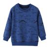 Marca estilo europeo y americano suéter de rizo de manga larga para niños ropa infantil niños otoño e invierno suéter de manga larga