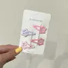 Grampo de Cabelo Estrela Rosa Roxo Grampo Fofo Infantil Clipe de Franja Amor Grampo de Cabelo Quebrado na Cabeça Feminina Acessório de Cabelo Clipe Lateral