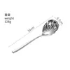 Espumadera de acero inoxidable 304, herramienta de cocina doméstica, cuchara para olla caliente anti-quemaduras de mango largo, juego de cucharas grandes para sopa para restaurante al por mayor