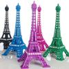 Al por mayor 13 cm Adornos de Torre de Hierro Zakka Comestibles DIY Paris Torre Eiffel Pegatinas Diamante de Cristal Boutique
