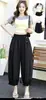 Calça Casual de Flor Bud Secagem Rápida Refrescante Feminina Verão 2006 Fina Solta Emagrecedora Versátil Calça Esportiva Feminina Joggers