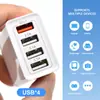 Cargador USB Multi-Puerto de 33W Estándar de EE. UU. Qc3.0 Cabezal de Carga para Teléfono Móvil Adecuado para Teléfono Móvil Apple Carga Rápida Cargador USB