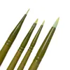 Set de 4 pinceles digitales para pintura al óleo DIY al por mayor, cerdas de nailon, pinceles profesionales acrílicos y para acuarela para estudiantes de arte