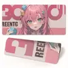 Alfombrilla de ratón bidimensional, Almohadilla de juego de dibujos animados más vendida para eSports, Almohadilla de teclado para niños y niñas, Linda almohadilla de escritorio rosa extragrande