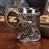 Taza de Cerveza Dragón Oriental de Producto Nuevo Transfronterizo Copa de Vino Creativa Cáliz del Dragón Taza Decorativa Retro Regalo