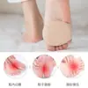 Calcetines Mujer Almohadillas Metatarsales Tacón Alto Media Suela Verano Estilo Fino Almohadillas de Esponja Recortables Calcetines Invisibles Separados Cinco Dedos