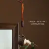 Pingente de Bule de Jacarandá Natural Brinquedo para Alívio do Estresse Chaveiro Estilo Chinês Vintage Peça Artesanal de Mão