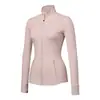 Chaqueta de Yoga para Otoño e Invierno, Cuello Alto Ajustado, Ropa Deportiva para Fitness, Running, Yoga, Top Ajustado de Manga Larga para Mujer, En Stock al por Mayor