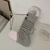 Calcetines con Pie de Marca Mínima Calcetines de Tubo Medio Verano Finos Transpirables Estilo Ballet Tubo Corto Empalmados Planos Cubrepiernas Medios