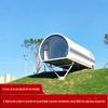 Futuro Cabine Pátio Externo Gazebo Resort Casa de Sombra Móvel Lazer Jardim Telhado Villa de Alumínio