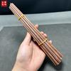 Palillos de Madera con Forma de Ala de Pollo 25cm Palillos de Cabeza Plana Palillos de Madera para Hot Pot Palillos de Madera No se Deforman No se Doblan