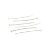 Plata Esterlina S925 Alfiler en T de Nueve Pines Aguja para Joyería Hecho a Mano DIY Material para Abalorios Aretes Aretes Colgante Accesorios de Joyería