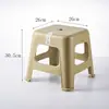 Bancos Bajos de Plástico Engrosado para Uso Doméstico, Apilables, Sillas Antideslizantes para Mesa de Comedor, Taburetes de Goma, Taburetes de Repuesto, Taburetes para Cambiarse los Zapatos