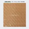 Puertas de gabinete de material de mimbre muebles mamparas divisiones materiales DIY esterilla de ratán estilo japonés Nuevo estilo chino tejido de 7 caracteres tejido de ratán de imitación