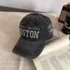 Gorra de Béisbol Retro Estilo Americano para Mujer Primavera y Verano Bordado Estilo Coreano Combinación Versátil Mostrar Cara Ala Pequeña Ancha Pico de Pato Sombrero Cabeza Grande Wai
