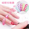 Esmalte de unha coloração nail art separador de dedo do pé separador de dedo do pé ferramenta auxiliar para aplicação de esmalte separador de dedo do pé TPE
