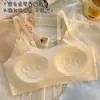 Nuevo estilo de sujetador para niñas en crecimiento, niñas de primaria, 9-13 años, sin costuras e invisible, sujetador anti-golpes etapa uno