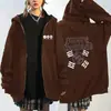 Sudadera con capucha y cremallera, con estampado de la gira mundial Arirang, corte holgado para hombre y mujer, mercancía para fans de K-Pop