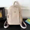Mochila minimalista estilo coreano para mulheres, leve, estilosa e versátil, perfeita para uso casual; uma pequena mochila rosa