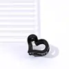Clip de Pinza para Agarrar Amor Hueco Pequeño de 2.5 CM Estampado de Leopardo Colorido Pinza para Flequillo Femenino Pinza para Cabello Roto Pinza para el Cabello Pinza Caliente Transfronteriza