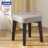 Taburete pequeño para uso doméstico, lujo ligero, taburete cuadrado apilable, taburete bajo moderno minimalista para sofá de sala de estar, banco para cambiarse los zapatos en la entrada