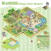 Adesivos de Paisagismo Estéreo Extra Grandes Cidade Quatro Estações Estilo Pastoral Decoração de Material Adesivos de Cena Miniatura Simulada Fofos