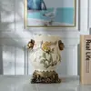Vaso Cerámico Retro Americano de Alta Gama Personalizado de Fábrica Nuevo Estilo Chino Porcelana Azul y Blanca Sala de Estar Arreglo Floral de Alta Gama Europeo Transfronterizo