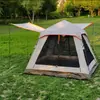 Tienda de campaña totalmente automática para acampar al aire libre, pesca de invierno, tienda de algodón, tres capas, engrosada, a prueba de viento, a prueba de frío, refugio para pesca en hielo