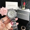Relojes Europeos y Americanos de Venta Caliente, Reloj Aliexpress, Comercio Exterior de Amazon para Mujeres, Comercio Exterior de Mujer Chapado en Oro