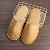 Pantuflas Desechables de Hotel al por Mayor Salón de Belleza Hospitalidad Hotelera de Punta Abierta Todo Incluido B&B Suela Antideslizante Pantuflas de Algodón y Lino